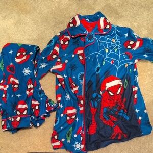 Marvel Red and Blue Spider-Man Pajama Top